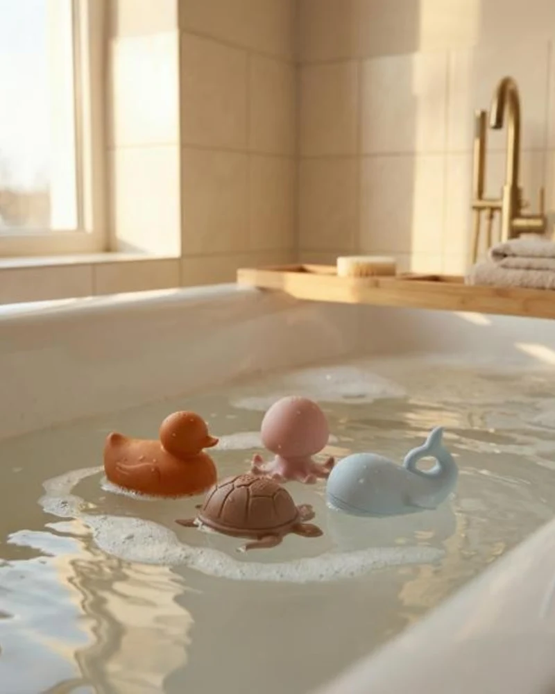 Jouet de bain 4 animaux océan