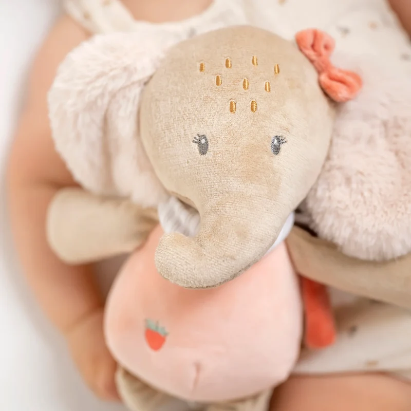 Peluche Musicale L'éléphant FLO, ERNEST & OLI