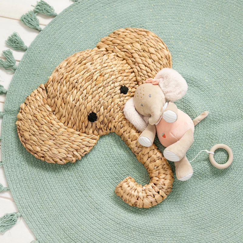 Peluche Musicale L'éléphant FLO, ERNEST & OLI