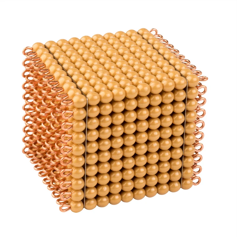 Cube de 1000 perles individuelles nylon - Nienhuis AMI