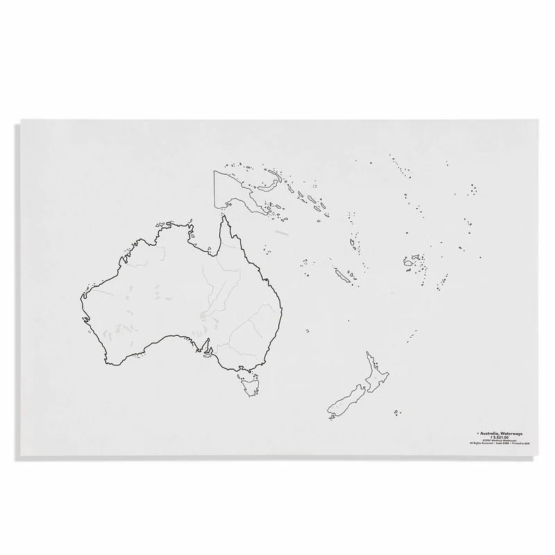 Cours d'eau de l'Australie - Océanie x 50 - Nienhuis AMI