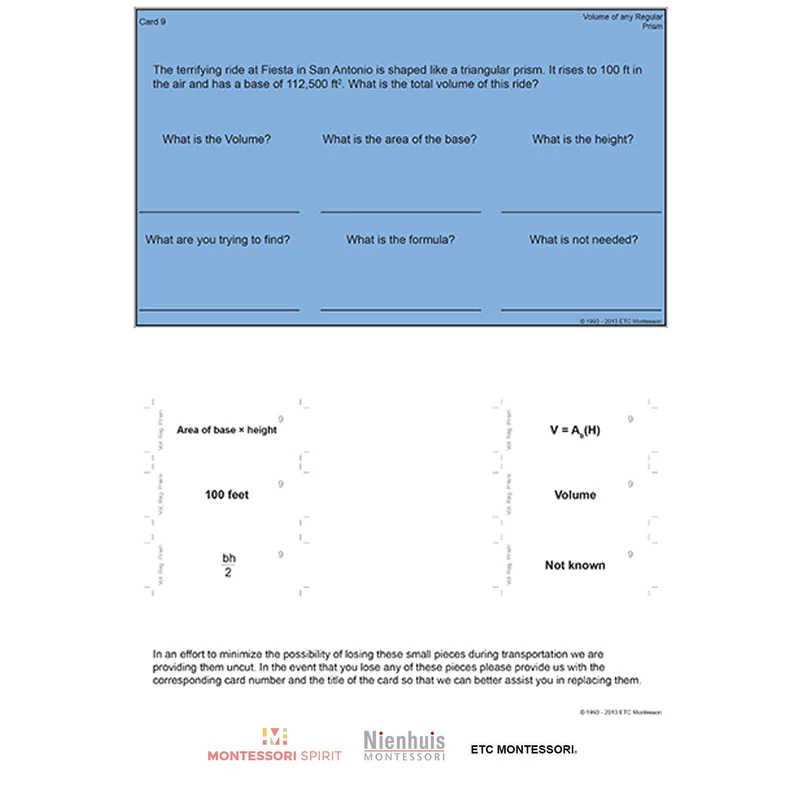 Upper Elementary Geometry - Volume