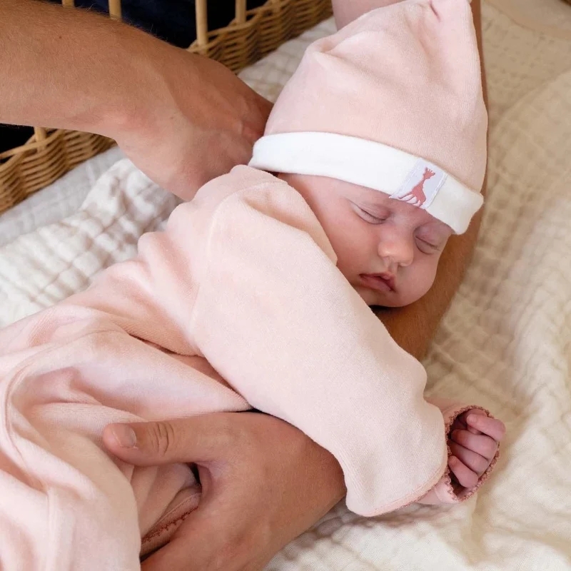 Coffret naissance Sophie la Girafe - Rose Poudrée