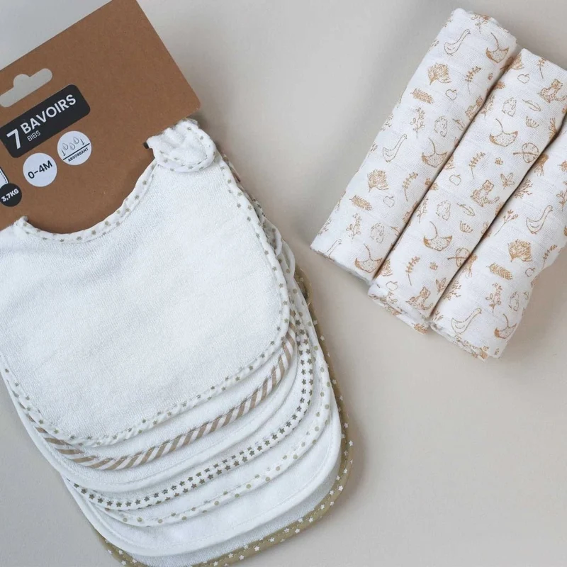 Coffret cadeau naissance beige mixte – Ensemble bébé 0/1 mois Beige Mom