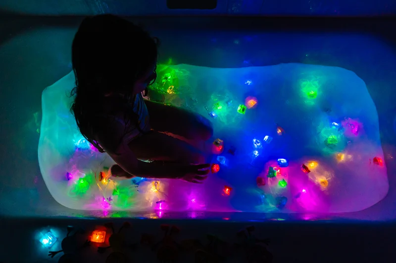 PIPPA CUBES LUMINEUX VERT