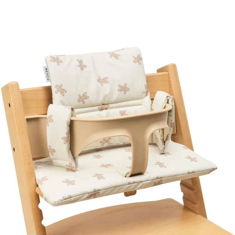 Coussin chaise haute Pain d'épices - sable doux