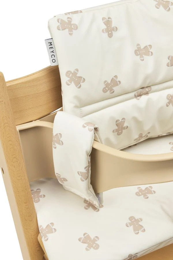 Coussin chaise haute Pain d'épices - sable doux