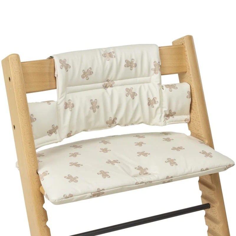 Coussin chaise haute Pain d'épices - sable doux