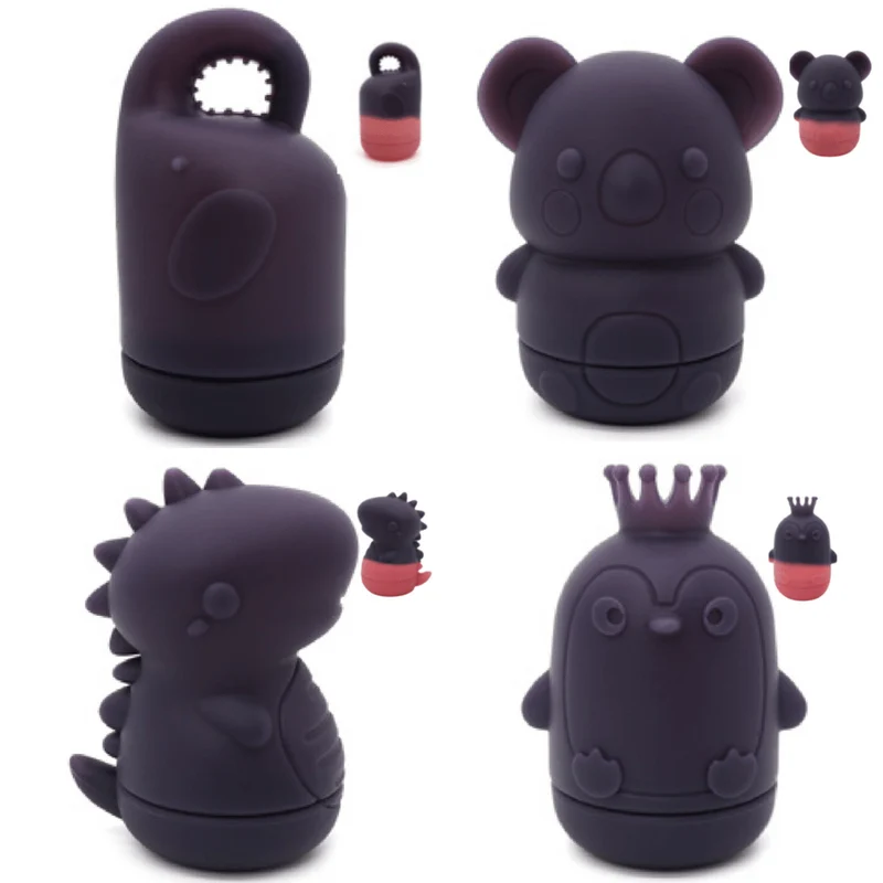 Jouet de bain 4 animaux thermo color