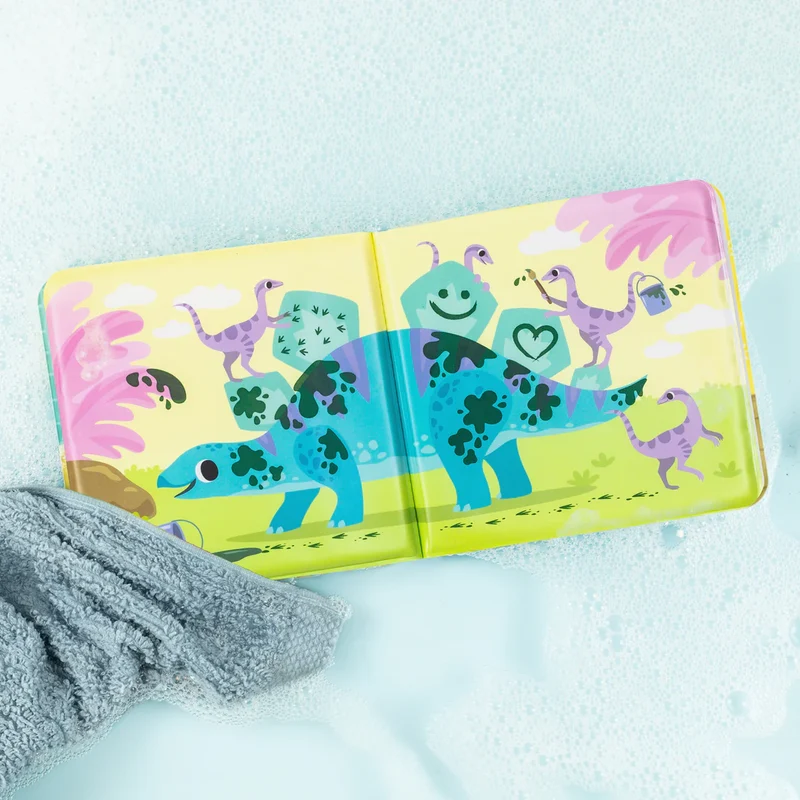Livre de bain magique dinosaure