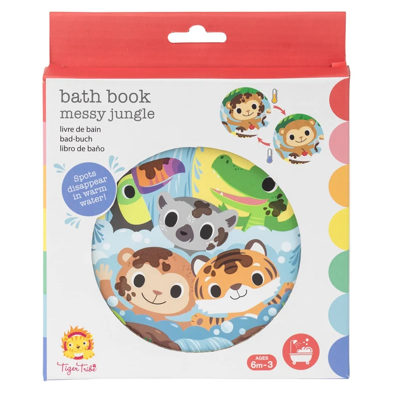 Livre de bain magique Messy Jungle
