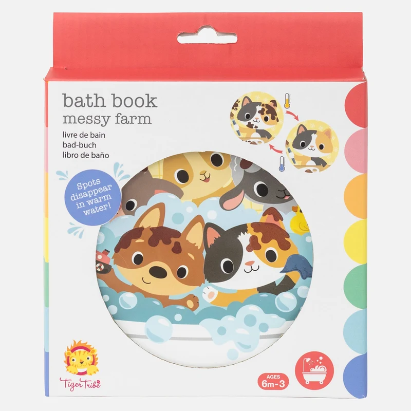 Livre de bain magique Messy Farm