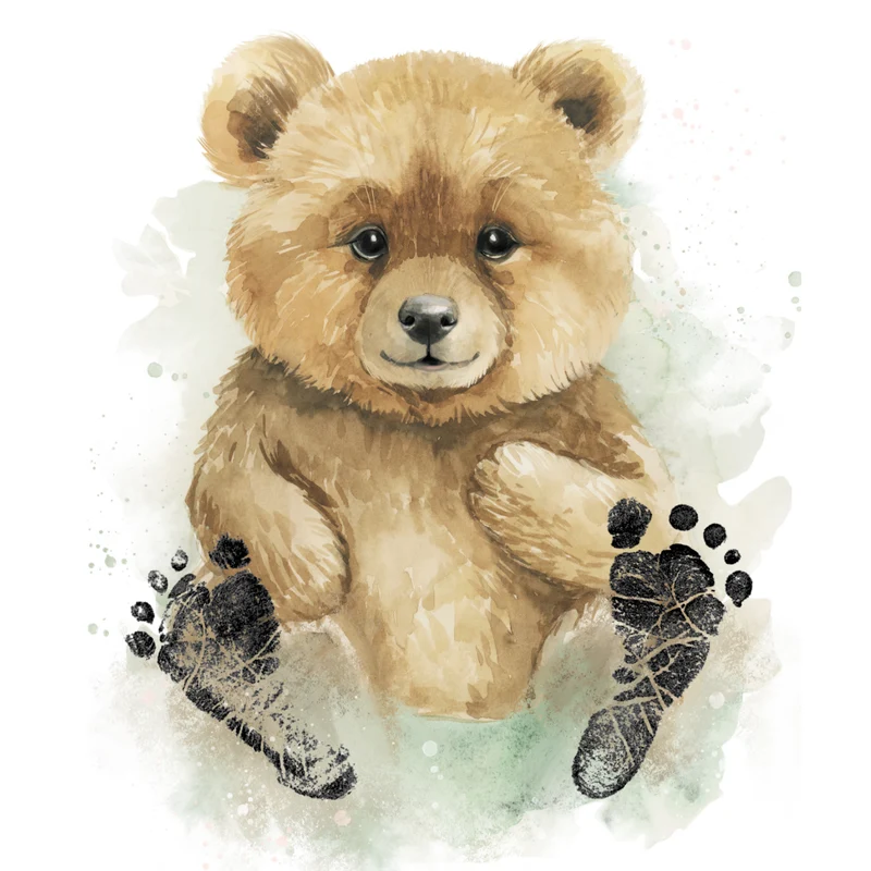 Kit Empreinte bébé ours