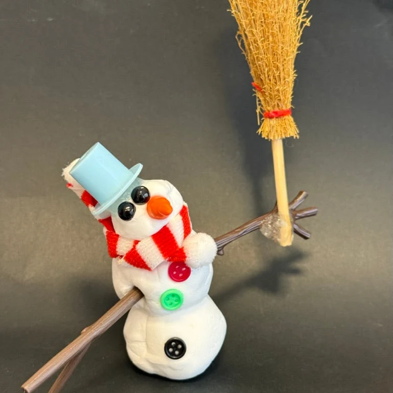 Atelier créatif 1h - mes Bonhommes de Neige - Activité enfant Paris 9 -