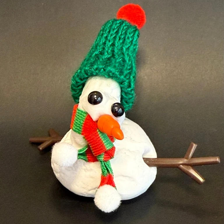 Atelier créatif 1h - mes Bonhommes de Neige - Activité enfant Paris 9 -