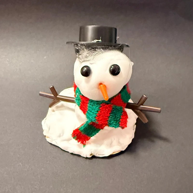 Atelier créatif 1h - mes Bonhommes de Neige - Activité enfant Paris 9 -