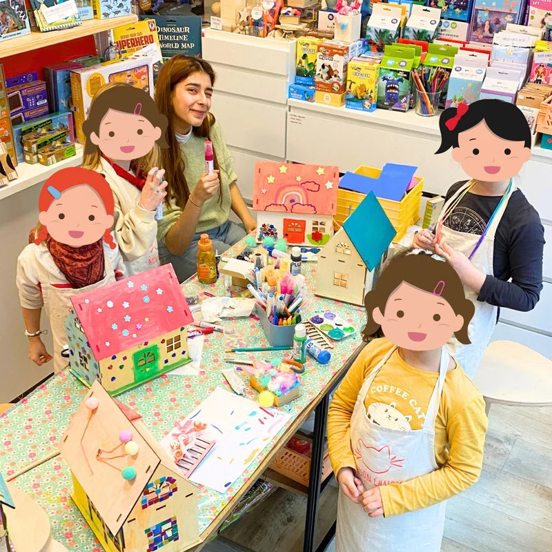 Atelier créatif - Maison de Poupée - Activité enfant Paris 9 -