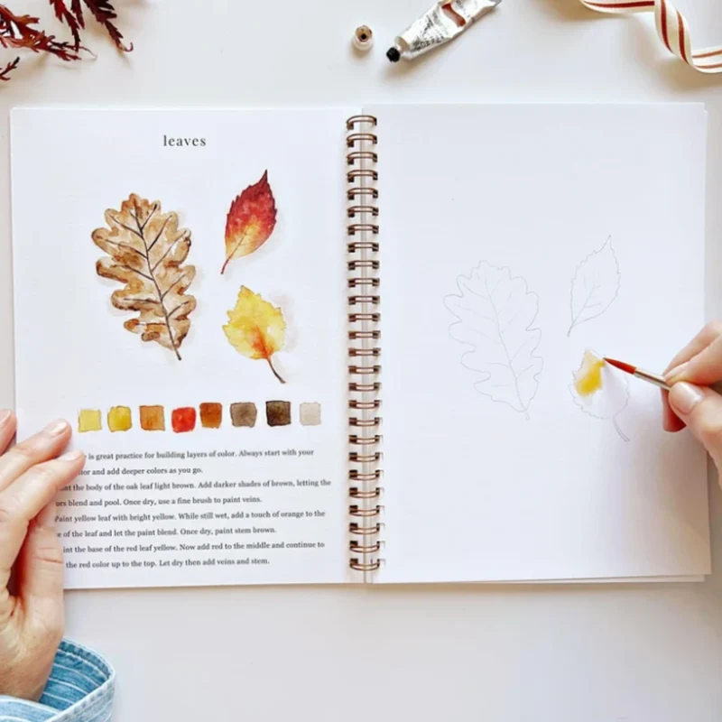 Carnet d'aquarelle - Automne