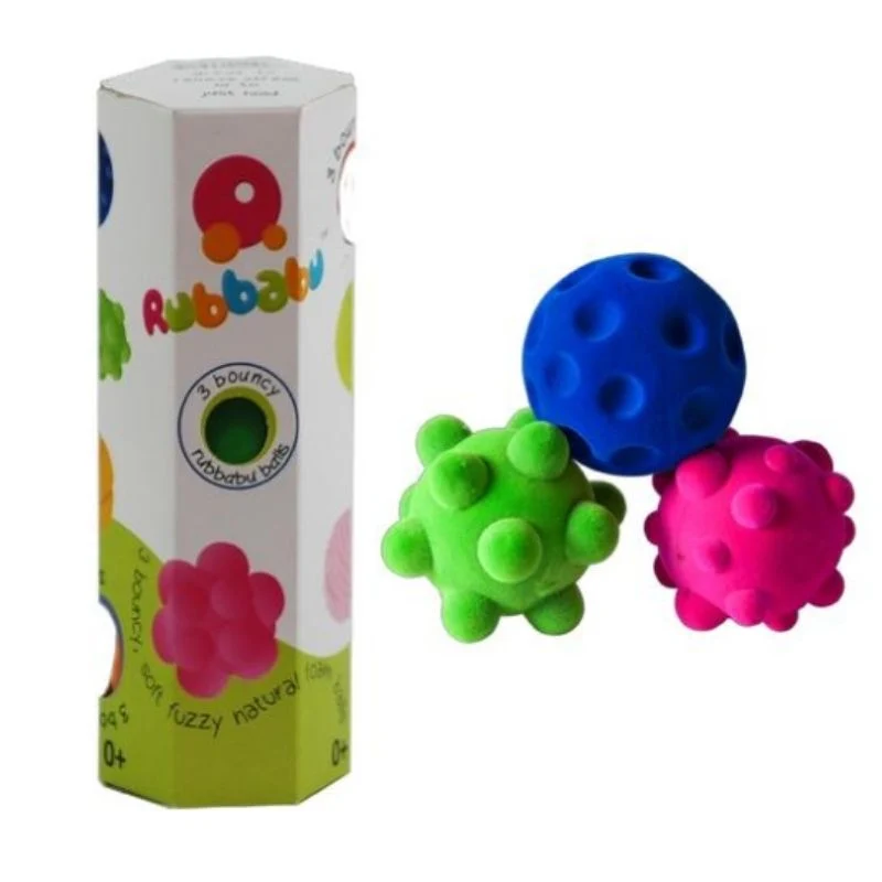 3 balles toucher velours