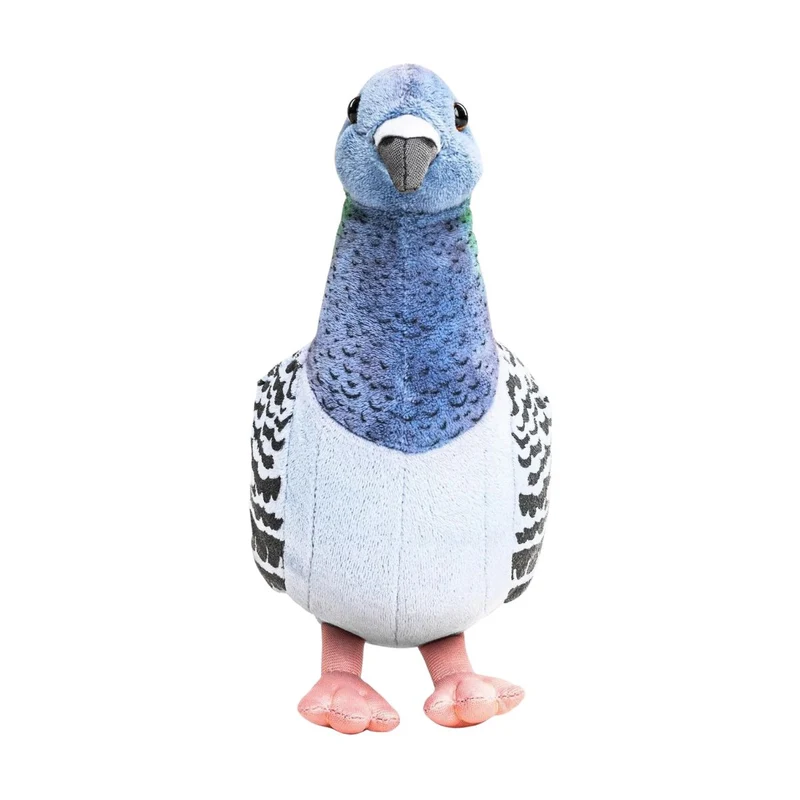 Peluche Colombe bleue - 20 cm