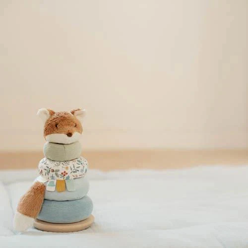 Renard à empiler doudou et bois FSC - Forest Friends