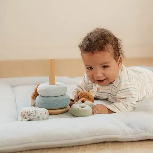 Renard à empiler doudou et bois FSC - Forest Friends