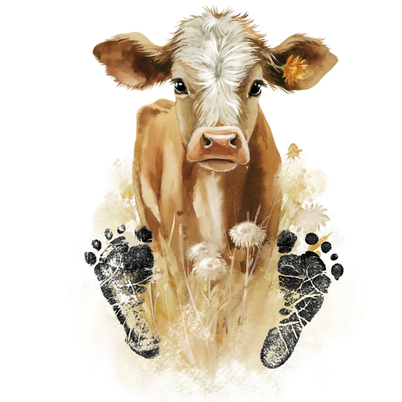 Kit Empreinte bébé vache