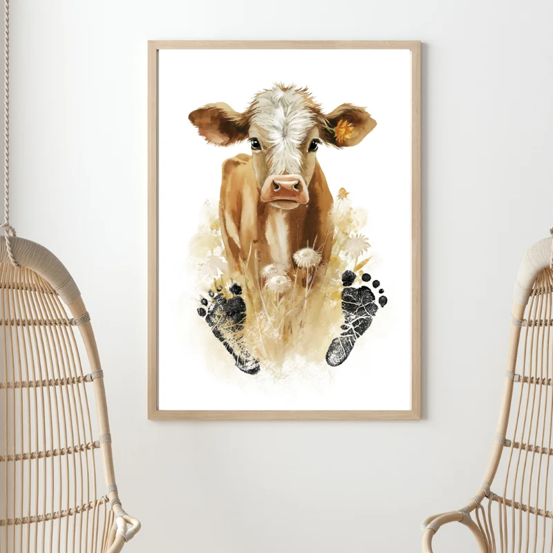 Kit Empreinte bébé vache