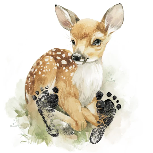 Kit Empreinte bébé faon