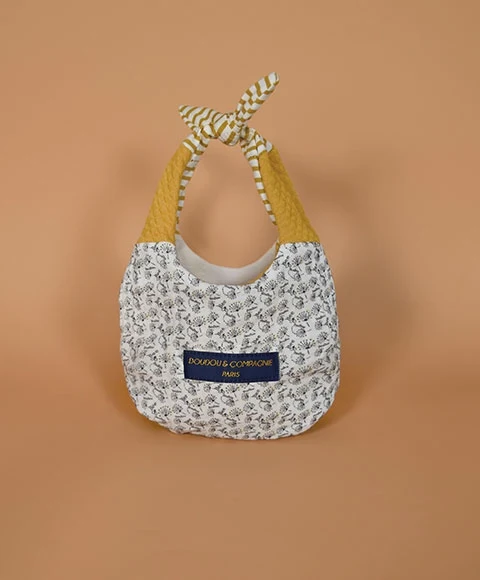 Doudou Ours marionnette - Petit sac - Amusette 3 EN 1