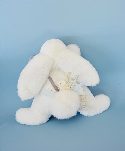 Coffret Pantin Lapin bleu - Happy Glossy - 25 cm