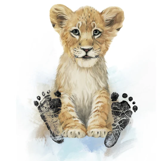 Kit Empreinte bébé lion