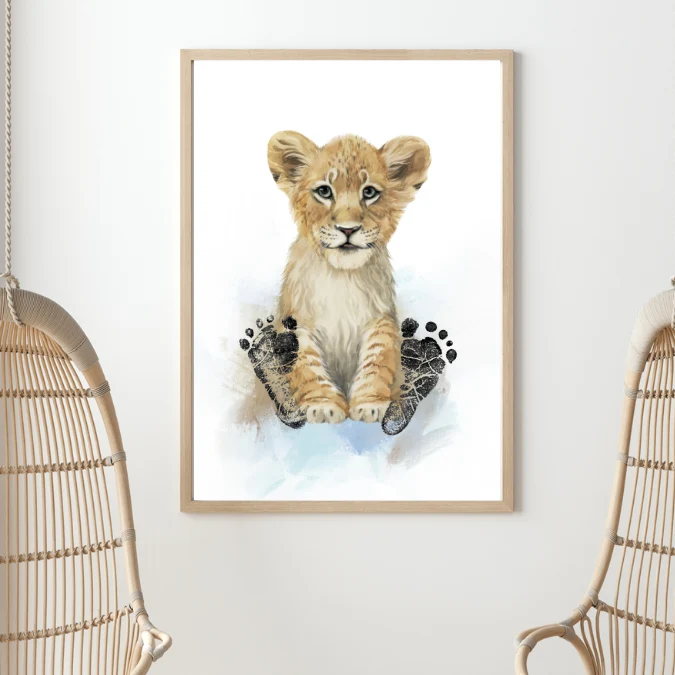Kit Empreinte bébé lion