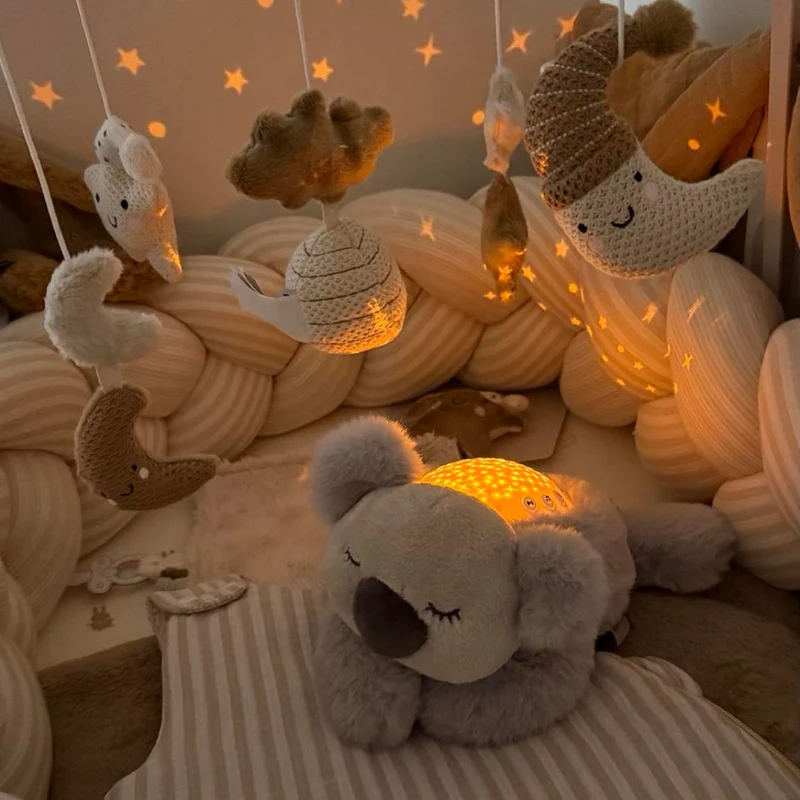 Veilleuse projection d'étoiles koala