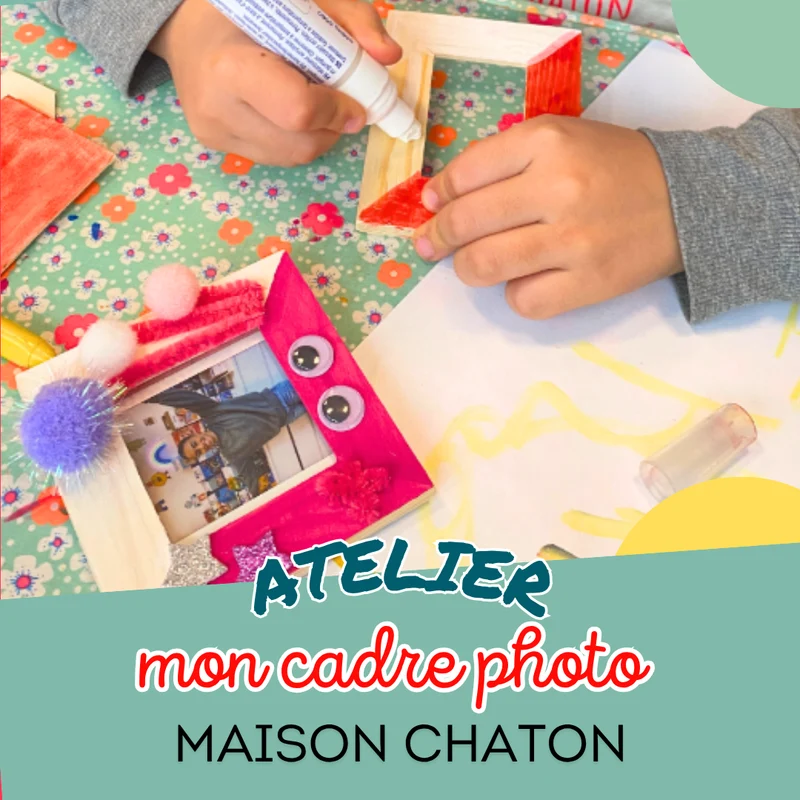 Atelier créatif - Cadre Photo - Activité enfant Paris 9 -