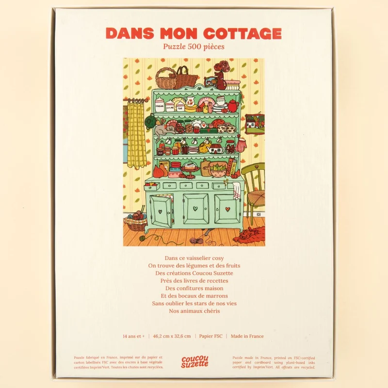 Puzzle dans mon Cottage - 500 pièces