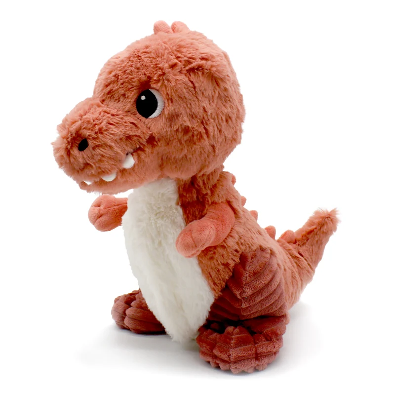 Peluche Alex le T-rex maman et son bébé terracotta - Les Ptipotos