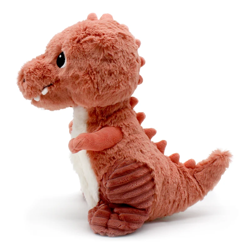 Peluche Alex le T-rex maman et son bébé terracotta - Les Ptipotos