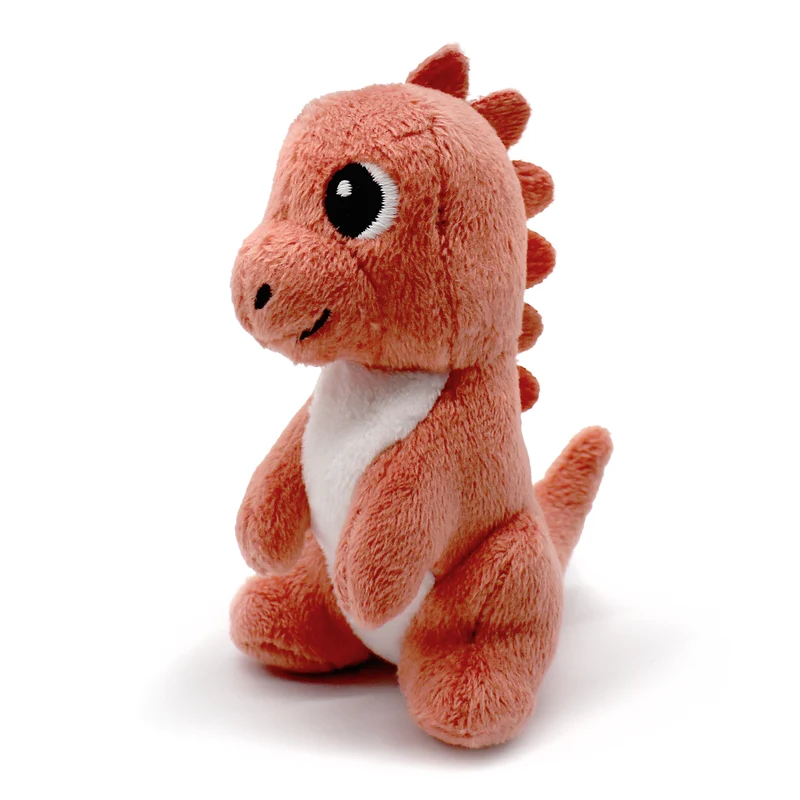 Peluche Alex le T-rex maman et son bébé terracotta - Les Ptipotos