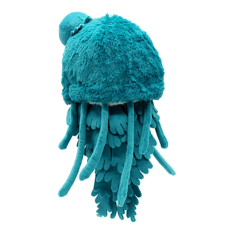 Peluche méduse Lilou maman et son bébé bleu paon - Les Ptipotos