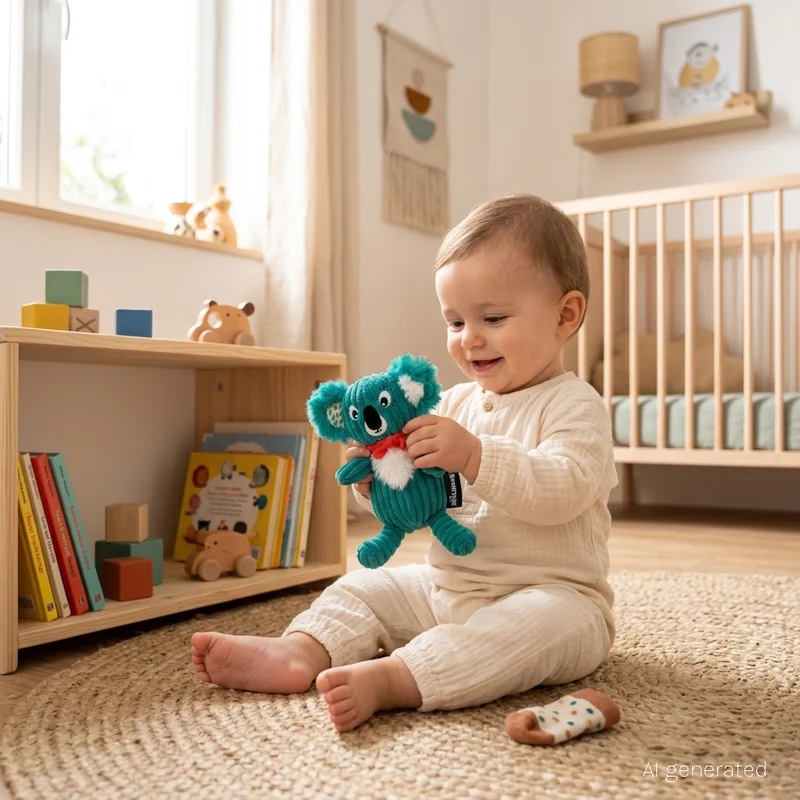 Peluche avec boîte cadeau Petit Simply Berlingos le koala