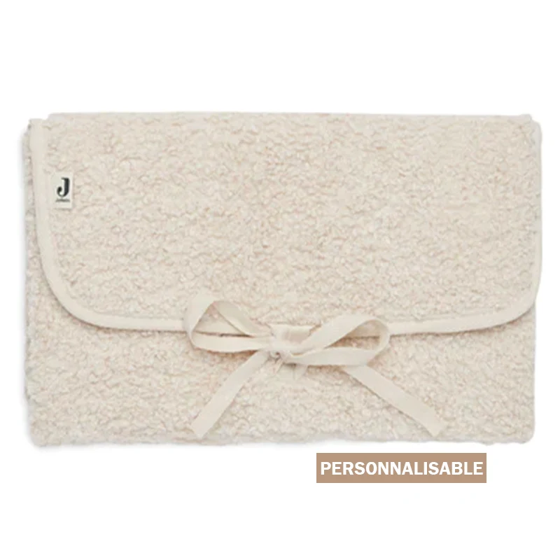 Tapis à langer nomade Boucle - Naturel