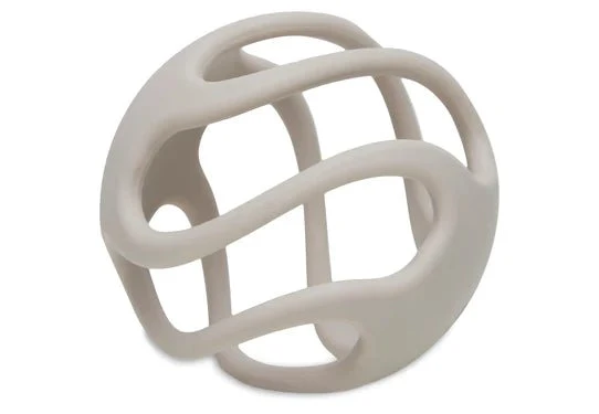 Anneau de dentition Balle Silicone Ø 9,5cm Nougat