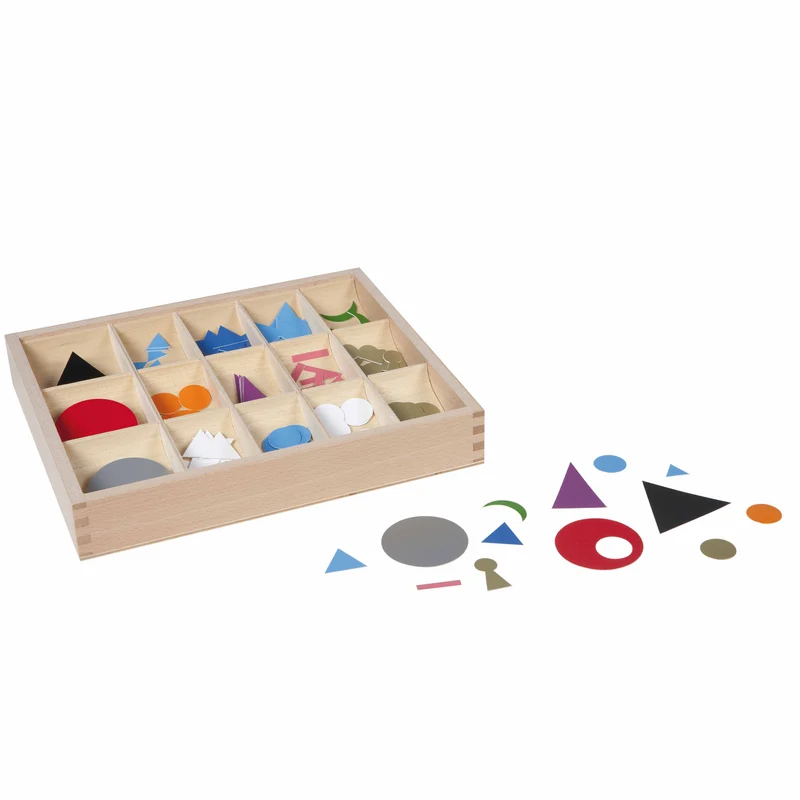Symboles de grammaire en plastique dans une boîte - Nienhuis AMI