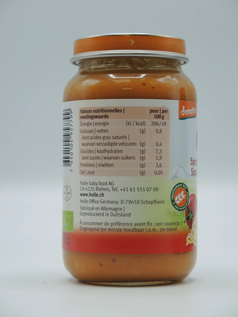 Spaghetti bolognaise, 220g, Holle