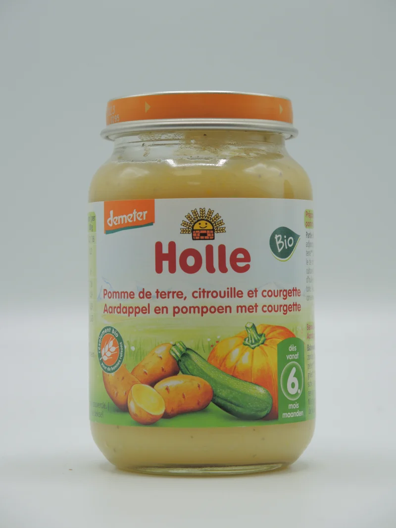 Pommes de terre, citrouille & courgette, 190g, Holle