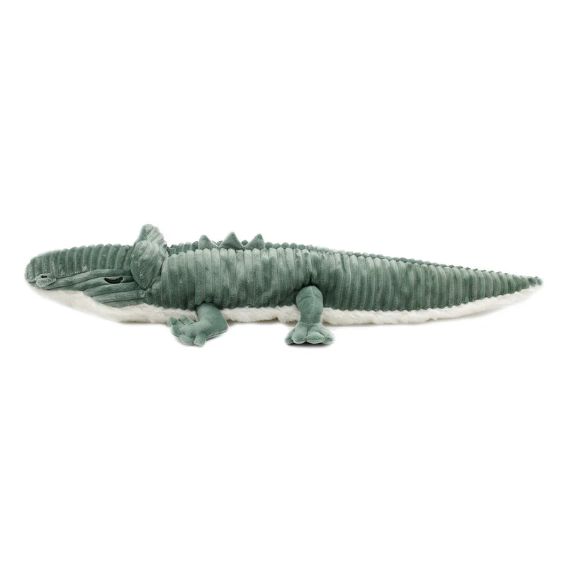 Peluche crocodile Croketou maman et son bébé vert - Les Ptipotos