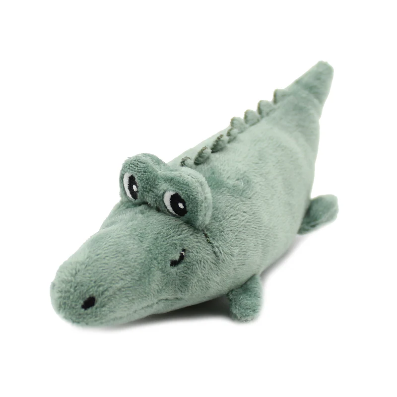 Peluche crocodile Croketou maman et son bébé vert - Les Ptipotos