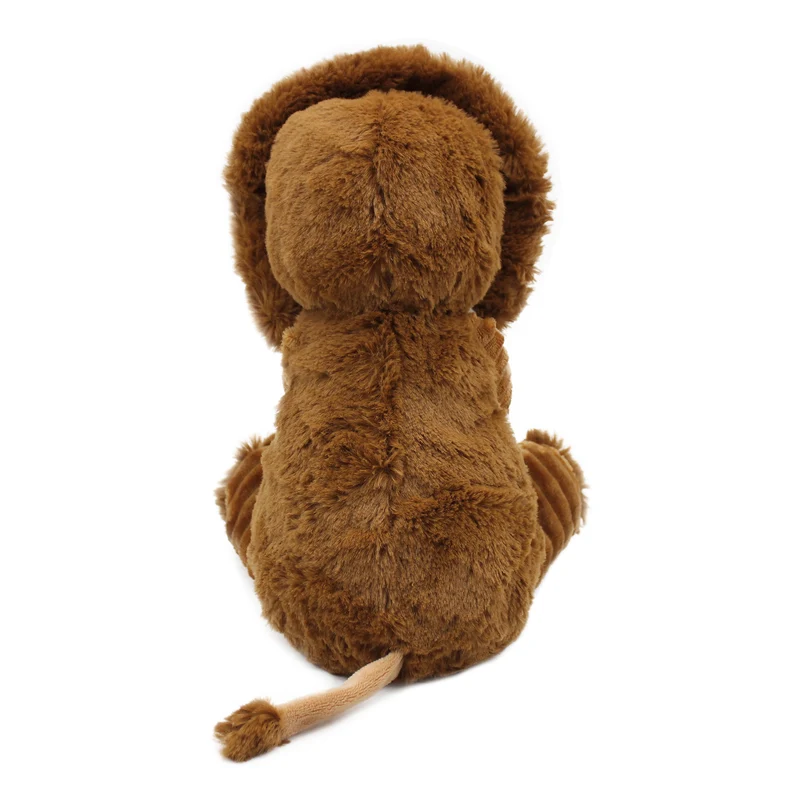 Peluche lion Graou papa et son bébé marron cassonade - Les Ptipotos