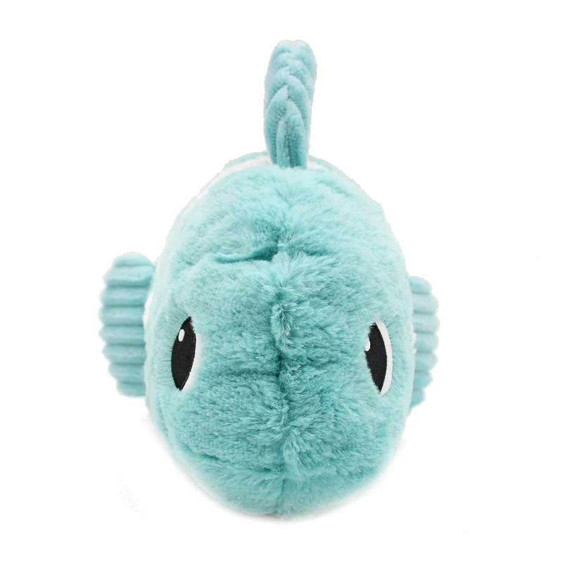 Peluche poisson-clown Bigou maman et son bébé bleu aqua - Les Ptipotos